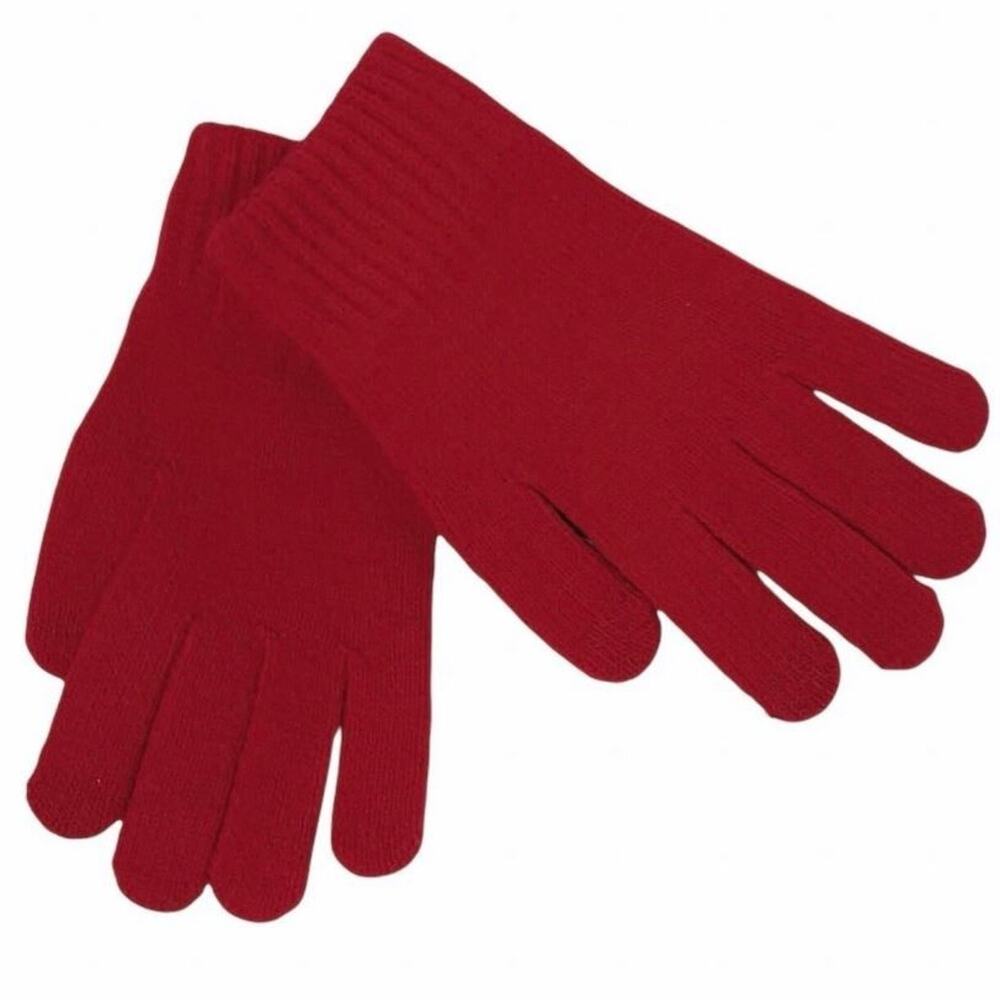 Fownes Brothers Antimicrobial Protx2 Knit Touch Screen Tech Gloves OneSize Red‎